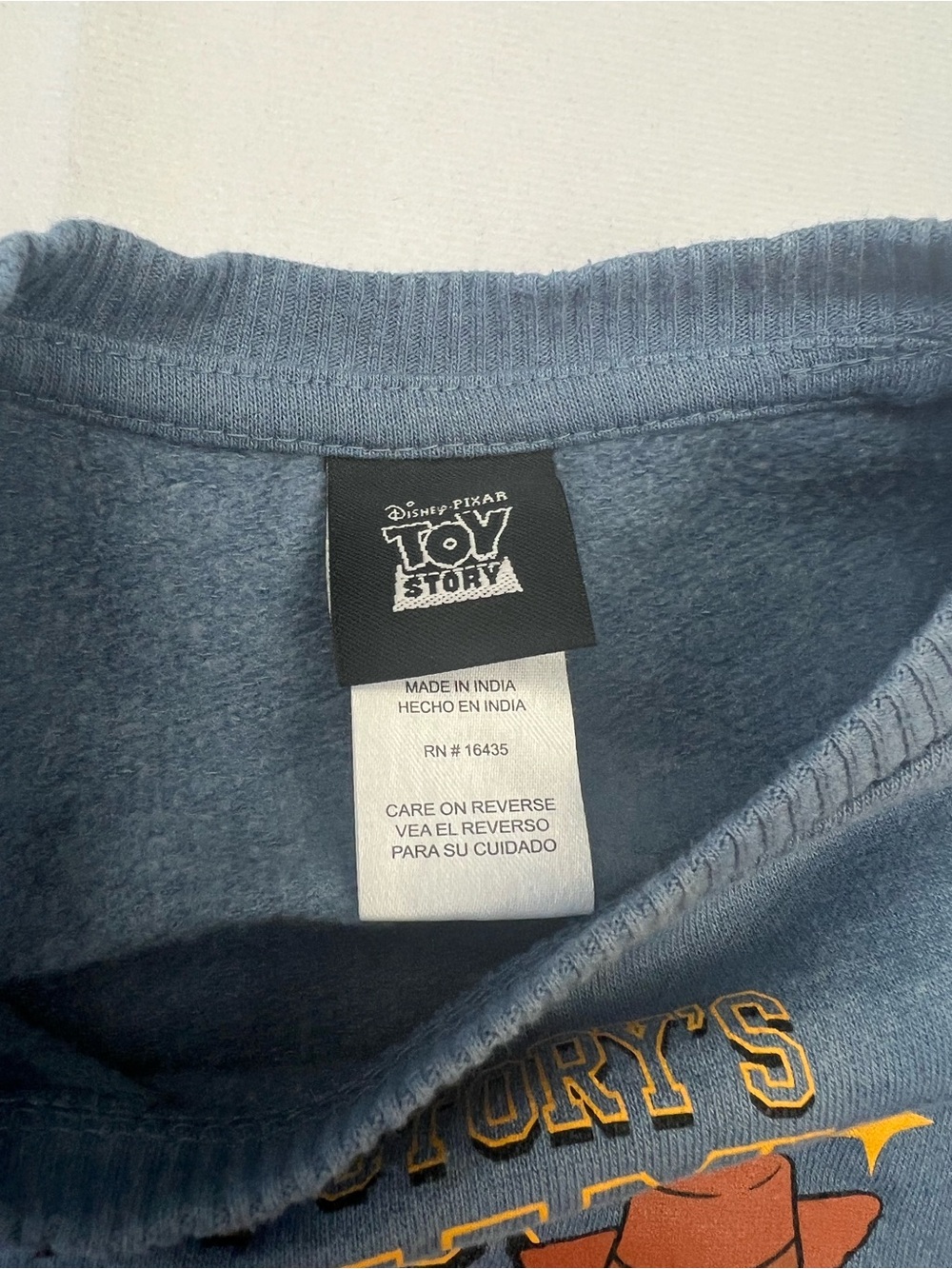 Kids Toy Story 'Dynamic Duo' Sweatshirt - Blue - Boys 3T - Picture 3 of 5